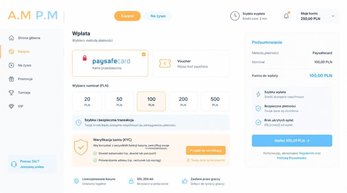Karty przedpłacone i vouchery, nominały, szybkość, KYC.